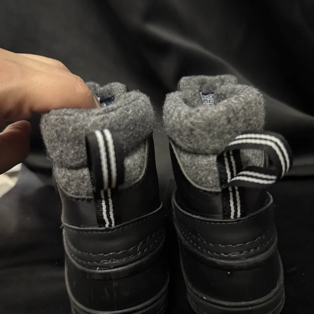 Nautica Black Grey Kids' Rain & Snow Boots